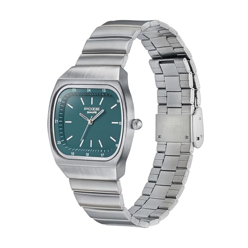 Image of Sonata Poze 9 with Quartz Analog with SS Sheet Metal Strap Watch for Unisex