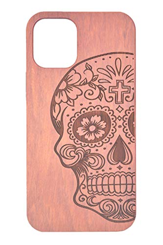 Shogpon Cassa di Legno per iPhone 12 Mini, Cover