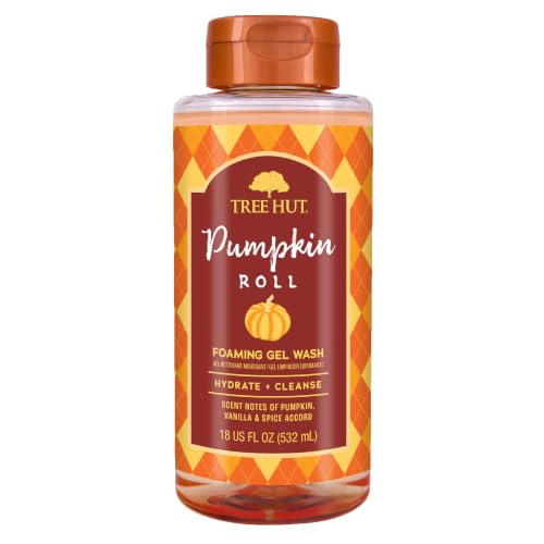 Image of Tree Hut Pumpkin Roll Foaming Body Wash, 18 Fl Oz