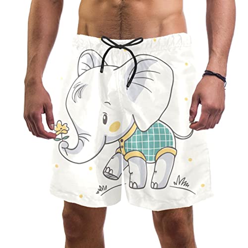Maillots de bain pour hommes à séchage rapide et short de bain éléphant
