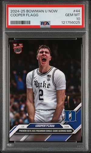 Graded Psa Gem Mint !0 Cooper Flagg 2024 Basketball Trading