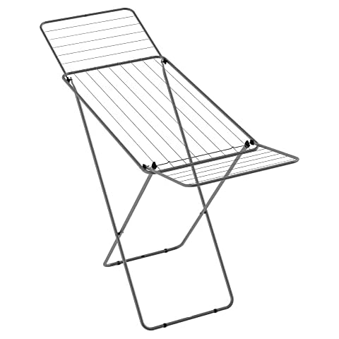 Bargain Shack Clothes Airer Drying Rack, with Foldable Function For Easy Storage, 18m Hanging Capacity for Drying Your Clothes Cover