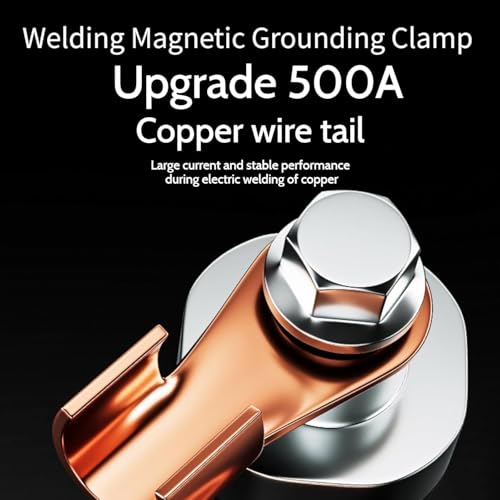 Image of Magnetic Welding Ground Clamp Support Ground Clamp Tools Welder Magnet Clamps fit For Metal Welding Tables Poles Railings