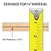 Outwater Industries 25 Foot White 5/8 Inch Center Barb Tee Moulding T Molding Hobbyist Pack, Small Projects, Arcade Machines and Tables