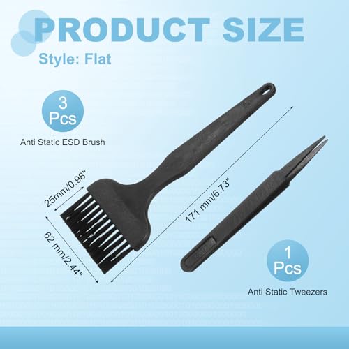 Brosse ESD pour PCB et kit de nettoyage contre la poussière statique