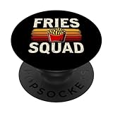 FRIES SQUAD Retro Pommes PopSockets Klebender PopGrip