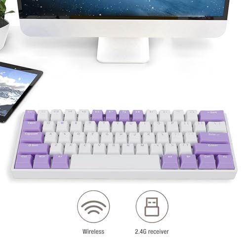 Teclado Gamer Wisoquqkpra4ig0v USB C 60% miniatura 3