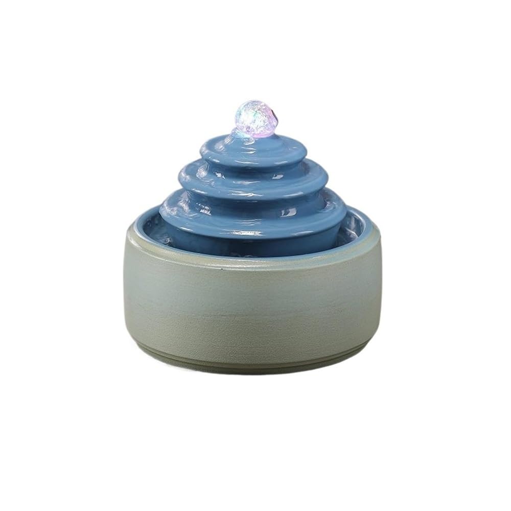 Fontaine intérieur table pour créer un coin zen sur votre bureau de maison