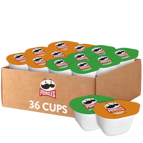 Pringles Potato Crisps Chips, Snack Stacks, Lunch Snacks, Variety Pack (36 Cups)
