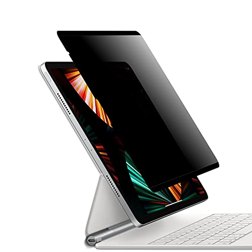 LOE(ロエ) iPad Pro 12.9 (2021 / 2020 / 2019) マグネット式 覗き見防止 フィルター 簡単装着 繰り返し貼れる フィルム 反射防止 横向きタイプ