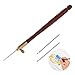Produktbild Häkelnadeln Stricknadeln Set Tambour Häken Punch Nadel Holz mit 3 Nadeln 0,7mm 1mm 1,2mm Stickwerkzeuge für Stickerei Perlen Nadelwerkzeuge Nadel Set aus Paillettenperlen Häkelwerkzeug Set 1 Stück