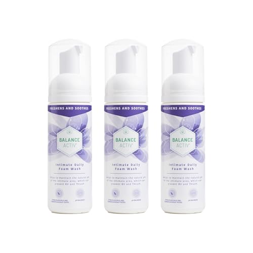 Balance Activ pH Balanced Intimate Daily Foam Wash Relieves Vaginal and Vulval Discomfort (150ml) 3 Pack