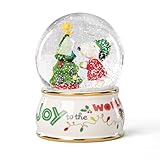 Lenox 897597 Snoopy Snow Globe, Christmas Decorations, Peanuts