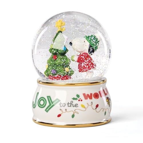 Lenox 897597 Snoopy Snow Globe Christmas Decorations Peanuts