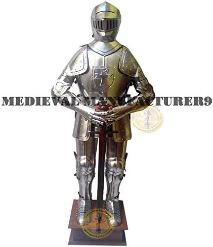 Armor Crusader Full Suit of Armor Medieval Wearable Knight Body Armor Halloween