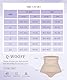 Q-WOOFF Shapewear Damen，Bauch Weg，Miederpants，Bauchweg Unterhose Damen,Shapewear Body,Tummy Control ，Doppelschichtiger Bauch, Elastisch und Atmungsaktiv (Farbe, XXXL)