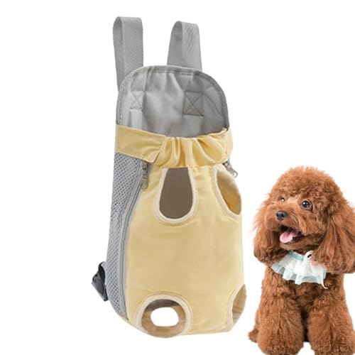 Mochila Porta Mascotas,Mochila Porta Perros, Portador de Pecho para Gatos Legs out, Mochila para Cachorros Head-out, transportador Delantero y Trasero para Perros pequeños y Gatos, Senderismo,