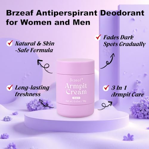 Brzeaf desodorante antitranspirante crema 3 en 1 miniatura 3