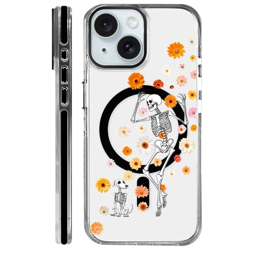 Coque iPhone 15 magnétique antichoc avec cadre surélevé pour objectif photo