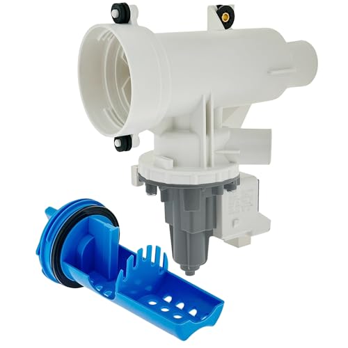 WH11X29539 WH11X39237 Washer Drain Pump Filter for GE GFW550SSN0WW GFW550SSN1WW GFW550SSN2WW GFW550SSN3WW GFW550SSN4WW GFW550SSN5WW GFW550SPN0DG GFW550SPR5RS GFW650SPN0SN GFW650SSN1WW PFQ97HSPV0DS