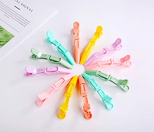 Pinzas para cabello HH&LL 12 piezas diseño doble bisagra miniatura 7