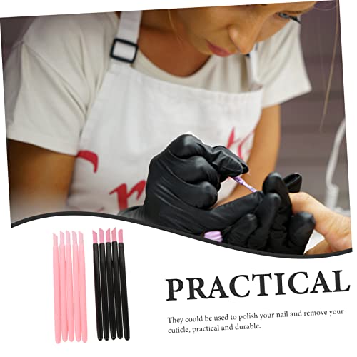 minkissy 8 Conjuntos De Caneta De Quartzo Para Unhas Bloco De Proteção De Unhas Lixa De Unhas De Cri