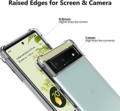Necklace Case for Google Pixel 6 Pro -Cover with Neck Strap Clear TPU Phone Chain Case Crossbody Necklace with Cord Transparent Silicone Case with Adjustable Lanyard Case with Strap Cord,Unicorno - Image 4