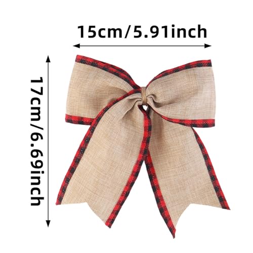Lazos navideños vintage Ungtyb para decorar tu chimenea este invierno 6