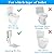 3 Inch Dual Flush Valve Replacement, Toilet Flush Valve for Two Piece Toilet Repair Kits Compatible with Glacier Bay and more