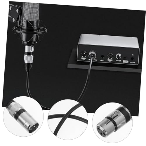 Câble XLR micro mâle-femelle TOYANDONA 6 pièces pour une transmission audio stable sans interférence