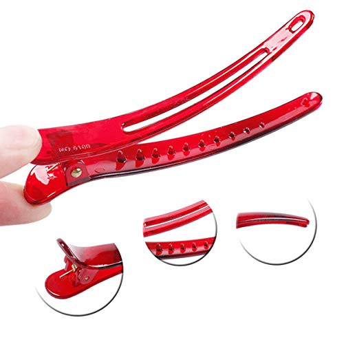 Fodattm 12PCS Pinzas de Peluquería Plásticas Coloridas miniatura 3