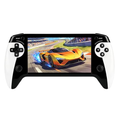 Console de Jeu Portable YHFITN avec écran HD de 5,5 Pouces, poignée Ergonomique, Jeux rétro intégrés, Sortie TV, Sauvegarde des Parties, Batterie...