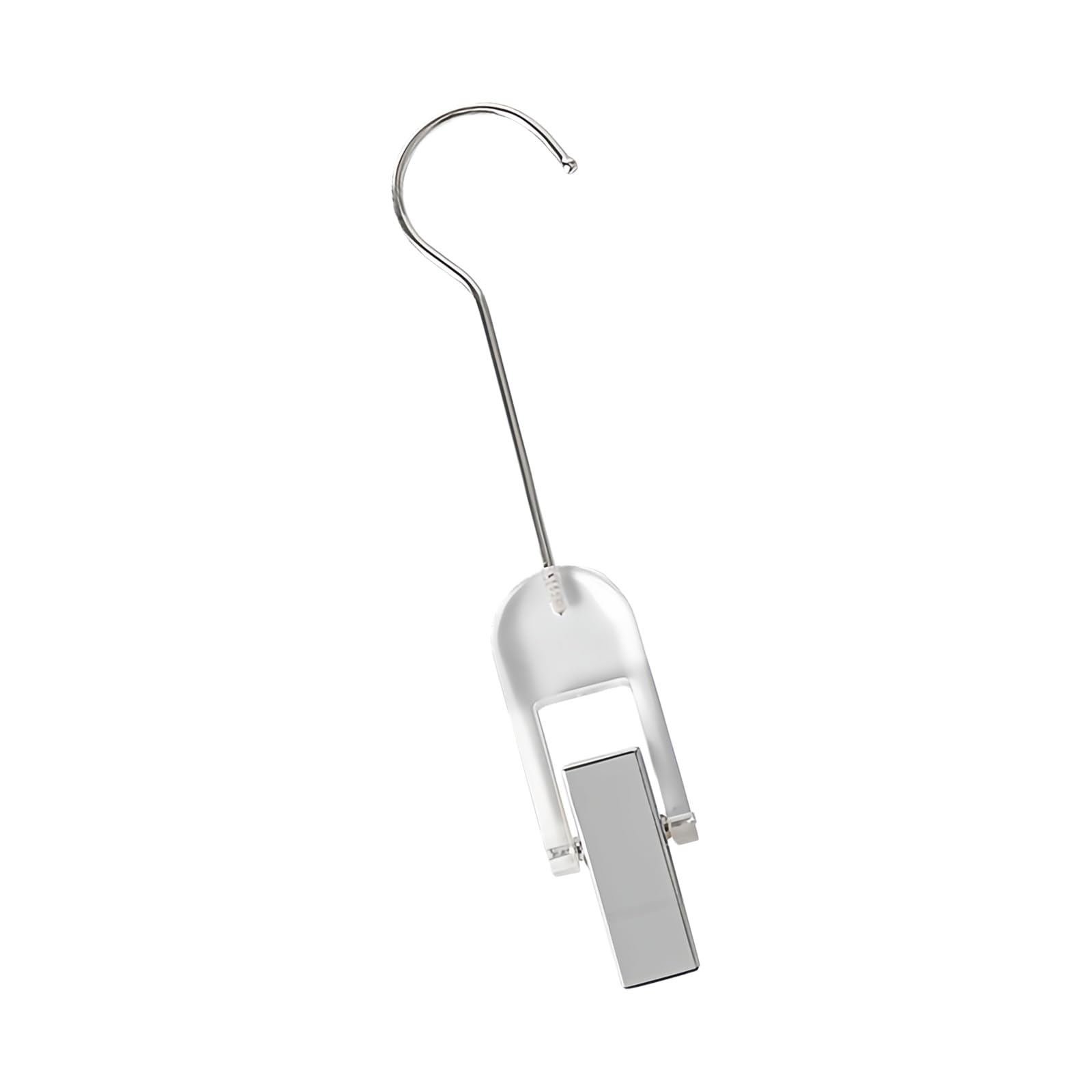 Clear Wardrobes Organizers Clip Sturdy Acrylic Materials with Rusts Proof Hook for Scarves Ties Hats Neat Storage Solution Hat Sample Holders