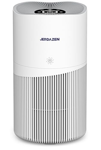 Jerdazen (White) Air Purifier - Ultrafine Filtration, Whisper-Quiet Operation