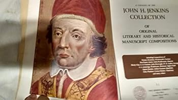 Paperback A Catalog of the John H. Jenkins Collection of Original Literary and Historical Manuscript Compositions Book