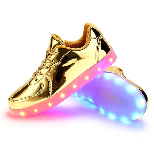 Image of Light Up Shoes Men Women LED Shoes USB Charging Adult High Top LED Sneakers Glow in The Dark Footwear for Dancing Party Festivals Festivals