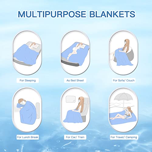 Cooling Blanket Queen Size For Hot Sleepers, Marchpower Arc-Chill Cool Blanket With Double-Sided Design, Japanese Cooling Fiber Absorbs Body Heat, Lightweight Soft Cold Blanket For Summer Sleeping Bed #TOP4