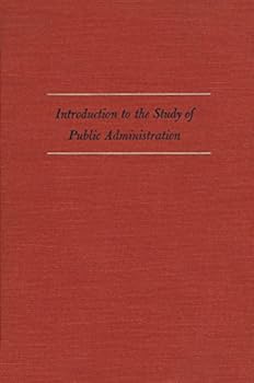 Hardcover Introduction to the Study of Public Administration Book