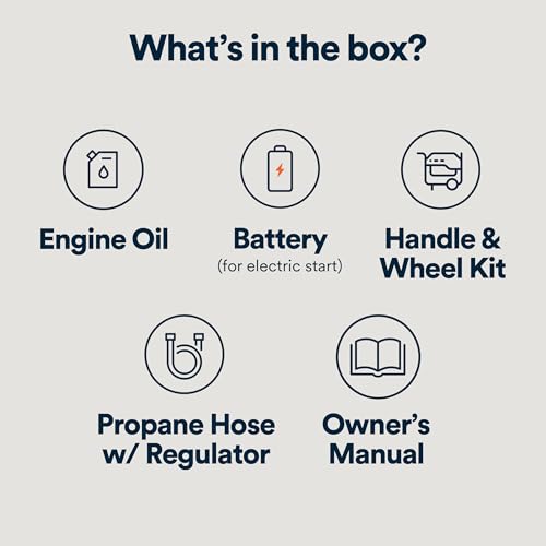 Image of Generac 12,500 Starting Watt Tri-Fuel Portable Generator | Electric Start, Gas, Propane or Natural Gas, Home Backup, Jobsite, or RV, Quiet Operation, Long Runtime, 50-State Compliant