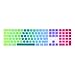 Price comparison product image TOP CASE - Ultra Thin Silicone Soft Keyboard Cover Skin for Apple Magic Keyboard with Numeric Keypad Model: MQ052LL/A A1843 (US Layout, 2017 Released) - Rainbow