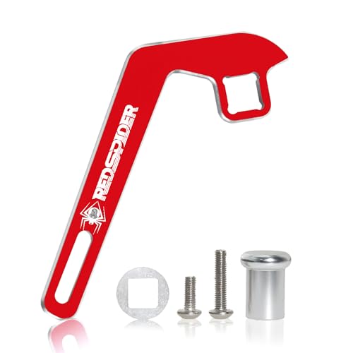 REDSPIDER Transmitter Steering Wheel Trigger One-Handed Control Adaptere from for Traxxas Controller Transmitter Upgrade Parts (Red)