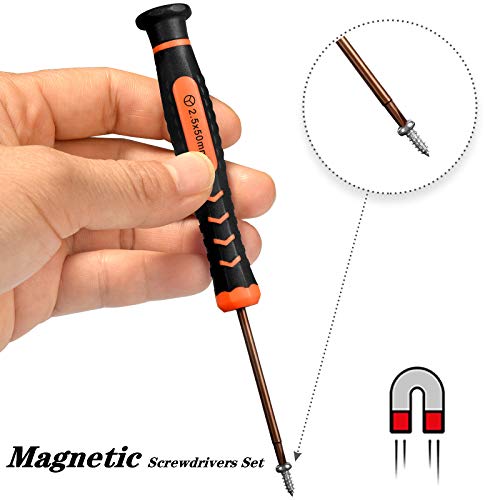 Triwing Screwdriver Set, Teckman 4 In 1 Tripoint Screwdriers Repair Kit With 2.0 2.5 3.0 Triwing And Ph00 Phillips Screwdrivers For Nintendo Wii/Gameboy Advance/Gamecube/Switch/Joycon/Ds/3Ds/Nds/Dsi #TOP3