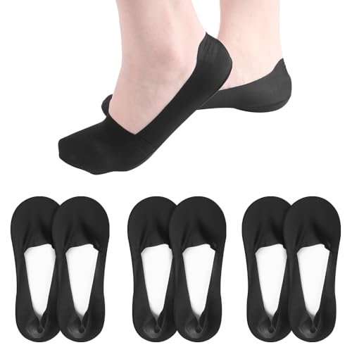 Forbidden Road No Show Socks Non Slip Low Cut Invisible Socks for Women
