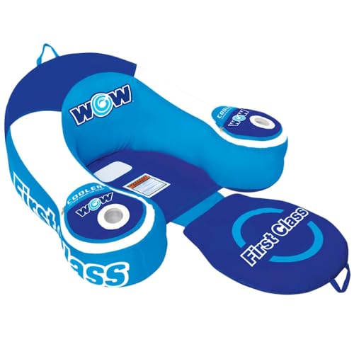 WOW Sports - Inflatable Pool Party Lounge - Single Salon Lounge Chair - Summer Accessory For Kids & Adults