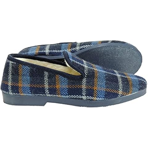 Zapatillas de Casa a Cuadros de Hombre Cover