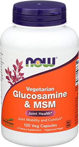 NOW FOODS Vegetarian Glucosamine & MSM, 120 CT