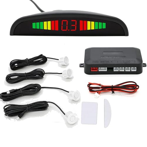 Parking Sensors Kit 4 Sensor Rear Reversing Radar LCD Display Buzzer 12V