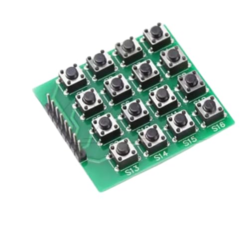 1Pcs 8Pin 4 * 4 4X4 Matrix 16 Keypad Keyboard Breadboard Module 16 Button Mcu for DIY Starter Kit New 2026 High for Reliable Electronic Component, Precision, Stable Performance