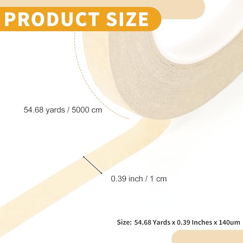 Image of 1 Pc Painters Tape Tape Easy Removal White 5000x1x0.01cm / 54.68 Yards x 0.39 Inches x 140um