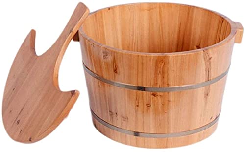 Baño de pies de madera para pedicura y spa relajante miniatura 4